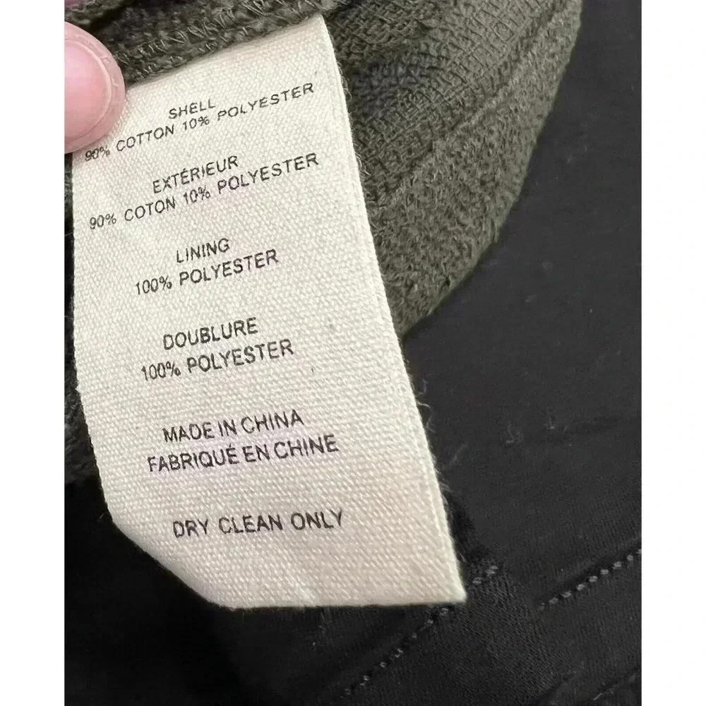 L’Agence Pilar Green Cotton Boucle Wide Leg Pants Size 16 Business NWT - Picture 8 of 8